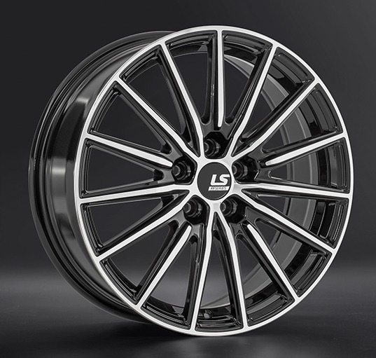 Диски LS wheels FlowForming RC93 7.5 х 18 5*114,3 Et: 35 Dia: 67.1 черный полностью полированный