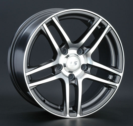 Диски LS wheels LS285 7 х 16 4*108 Et: 27 Dia: 65.1 серый с полировкой