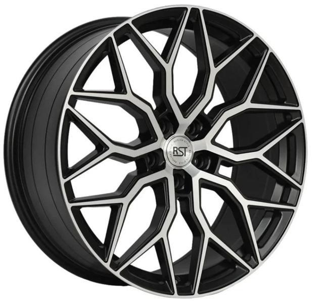 Диски RST R2104FF 9 х 21 5*114,3 Et: 40 Dia: 67.1 черный с проточкой матовый