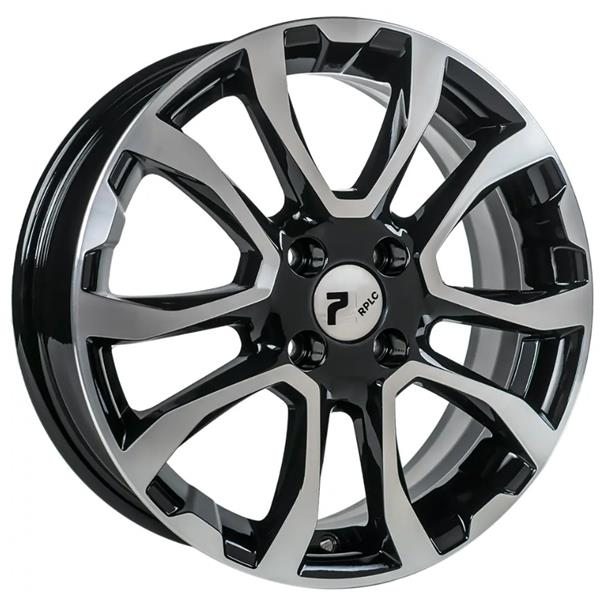 Диски RPLC NI191 6 х 16 4*100 Et: 45 Dia: 60.1 черный с проточкой глянцевый
