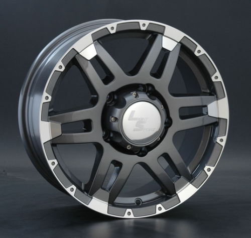 Диски LS wheels LS212 7.5 х 18 6*139,7 Et: 46 Dia: 67.1 серый с полировкой