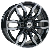 Диски N2O V2228 7.5 х 17 6*139,7 Et: 25 Dia: 106.1 черный с проточкой глянцевый