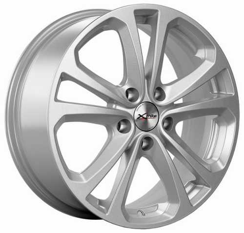Диски X'trike X-113 7 х 17 5*114,3 Et: 45 Dia: 67.1 серый с полировкой