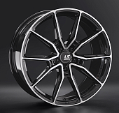 Диски LS wheels FlowForming RC58 9 х 20 5*112 Et: 35 Dia: 66.6 черный полностью полированный