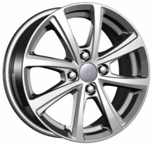 Диски Carwel Акуш 6 х 15 4*100 Et: 37 Dia: 60.1 серебро с полированным ободом
