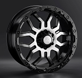 Диски LS wheels LS1285 7.5 х 17 6*139,7 Et: 30 Dia: 106.1 черный полностью полированный
