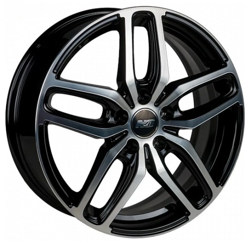 Диски N2O V2199 6.5 х 17 5*108 Et: 33 Dia: 60.1 черный с проточкой глянцевый