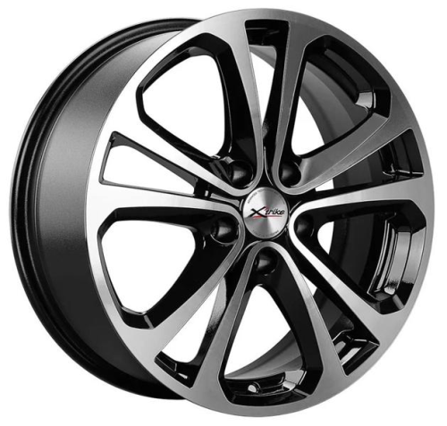 Диски X'trike X-113 7 х 17 5*108 Et: 33 Dia: 60.1 черный с проточкой глянцевый