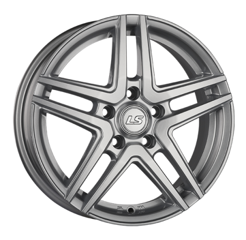 Диски LS wheels LS 420 6 х 15 4*100 Et: 45 Dia: 60.1 серый с полировкой