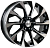 Диски RST R177 7 х 17 5*114,3 Et: 45 Dia: 54.1 черный с проточкой глянцевый