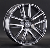 Диски LS wheels LS 917 6.5 х 17 4*100 Et: 41 Dia: 60.1 серый с полировкой