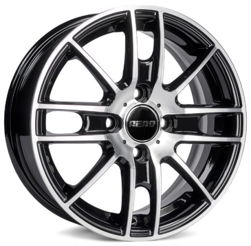 Диски AERO V2173 5.5 х 14 4*100 Et: 38 Dia: 67.1 черный с проточкой глянцевый