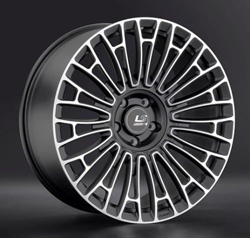 Диски LS Forged FG25 9 х 21 5*120 Et: 45.5 Dia: 62.6 черный с проточкой матовый
