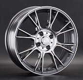 Диски LS wheels 818 6.5 х 15 5*100 Et: 40 Dia: 73.1 серый с полировкой