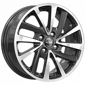 Диски K&K КС899 6 х 15 4*98 Et: 33 Dia: 58.6 черный с проточкой глянцевый