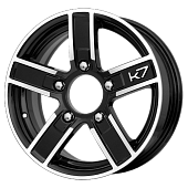 Диски Carwel Нива-7 6 х 16 5*139,7 Et: 40 Dia: 98 черный матовый