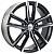 Диски RST R078 7 х 18 5*108 Et: 33 Dia: 60.1 черный с проточкой глянцевый