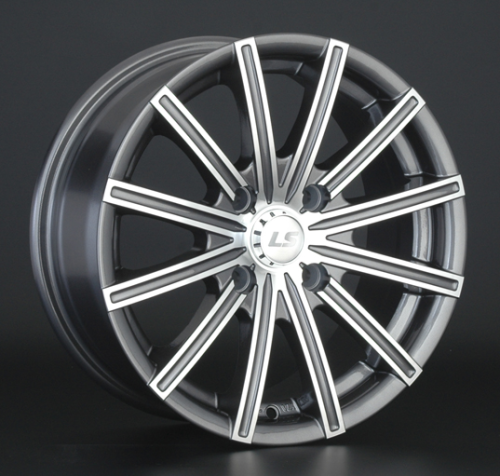 Диски LS wheels LS312 7 х 16 4*100 Et: 40 Dia: 73.1 серый с полировкой