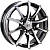 Диски RST R035 6 х 15 4*100 Et: 46 Dia: 54.1 черный с проточкой глянцевый