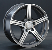 Диски LS wheels NG238 6.5 х 15 5*108 Et: 38 Dia: 63.3 серый с полировкой