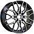 Диски RST R085 6 х 15 4*100 Et: 46 Dia: 60.1 черный с проточкой глянцевый