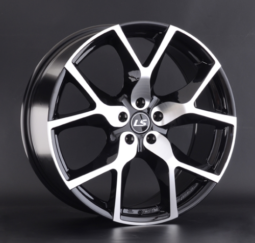 Диски LS wheels FlowForming RC12 8.5 х 20 5*112 Et: 30 Dia: 66.6 черный полностью полированный