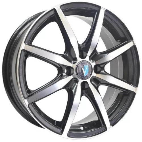 Диски VENTI 1615 6.5 х 16 5*105 Et: 38 Dia: 56.6 черный с проточкой глянцевый