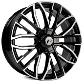 Диски RPLC ZKR2 9.5 х 22 5*108 Et: 48 Dia: 63.4 черный с проточкой глянцевый