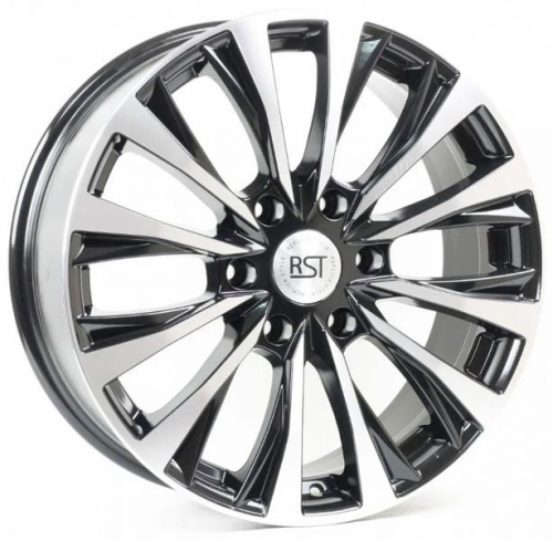 Диски RST R109 7.5 х 19 6*139,7 Et: 25 Dia: 106.1 черный с проточкой глянцевый
