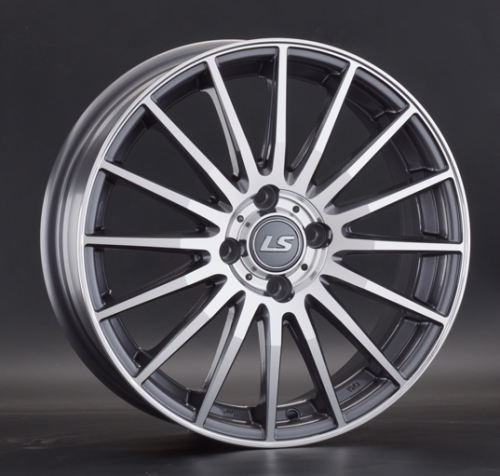 Диски LS wheels LS 425 6 х 16 4*100 Et: 41 Dia: 60.1 серый с полировкой