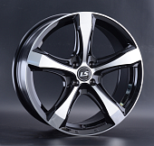 Диски LS wheels 1053 7.5 х 17 5*114,3 Et: 45 Dia: 67.1 черный полностью полированный