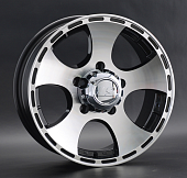 Диски LS wheels LS795 7 х 16 5*139,7 Et: 5 Dia: 108.6 черный полностью полированный