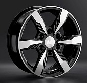 Диски LS wheels LS1301 7.5 х 17 6*139,7 Et: 30 Dia: 106.1 черный полностью полированный