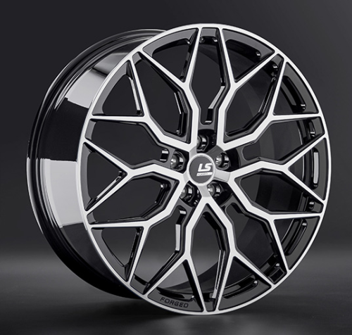 Диски LS Forged FG13 9.5 х 22 5*108 Et: 48 Dia: 63.3 черный полностью полированный
