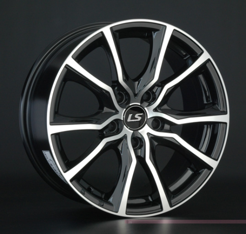 Диски LS wheels LS392 7 х 16 5*114,3 Et: 40 Dia: 73.1 черный полностью полированный