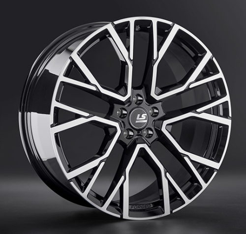 Диски LS Forged FG07  9.5 х 21 5*120 Et: 49 Dia: 72.6 черный полностью полированный