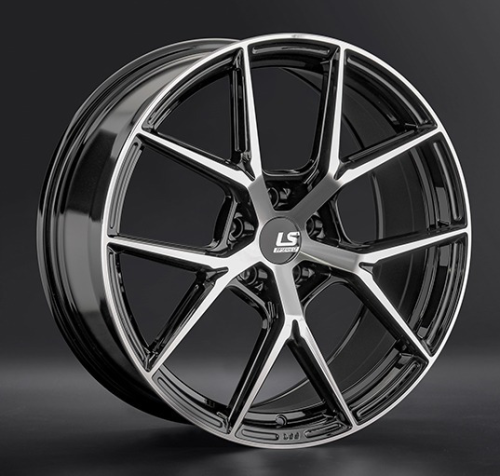 Диски LS wheels FlowForming RC78 8.5 х 19 5*108 Et: 36 Dia: 65.1 черный полностью полированный