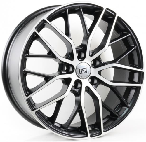 Диски RST R008 7.5 х 18 5*112 Et: 45 Dia: 57.1 черный с проточкой матовый