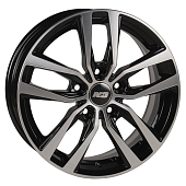 Диски N2O V2214 6 х 16 5*100 Et: 38 Dia: 57.1 черный с проточкой глянцевый