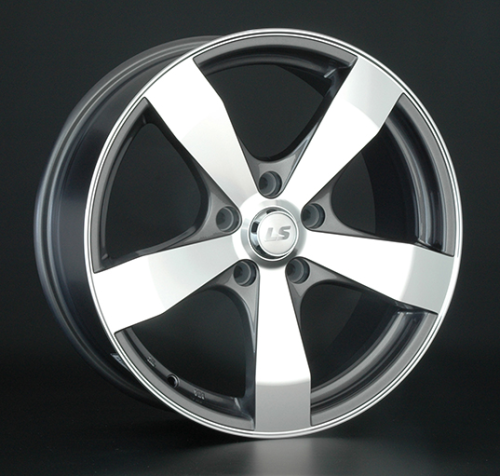Диски LS wheels LS205 7 х 16 4*100 Et: 40 Dia: 73.1 серый с полировкой