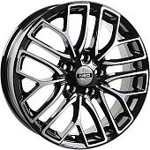 Диски NEO 781 6.5 х 17 4*100 Et: 43 Dia: 60.1 черный с проточкой глянцевый